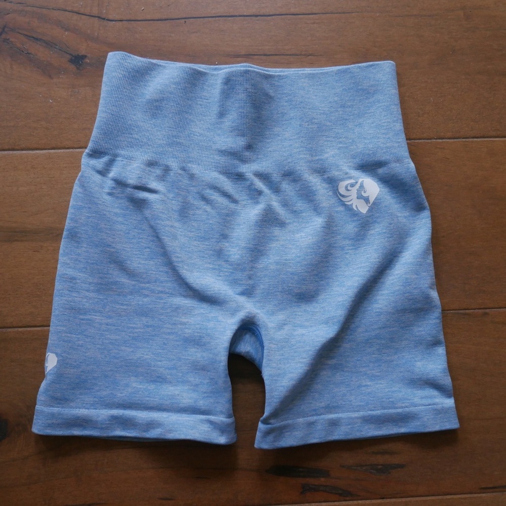 Women’s best move seamless shorts blue marl